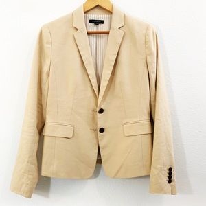Ann Taylor 2 Button Linen/Cotton Blend Blazer Sz 4